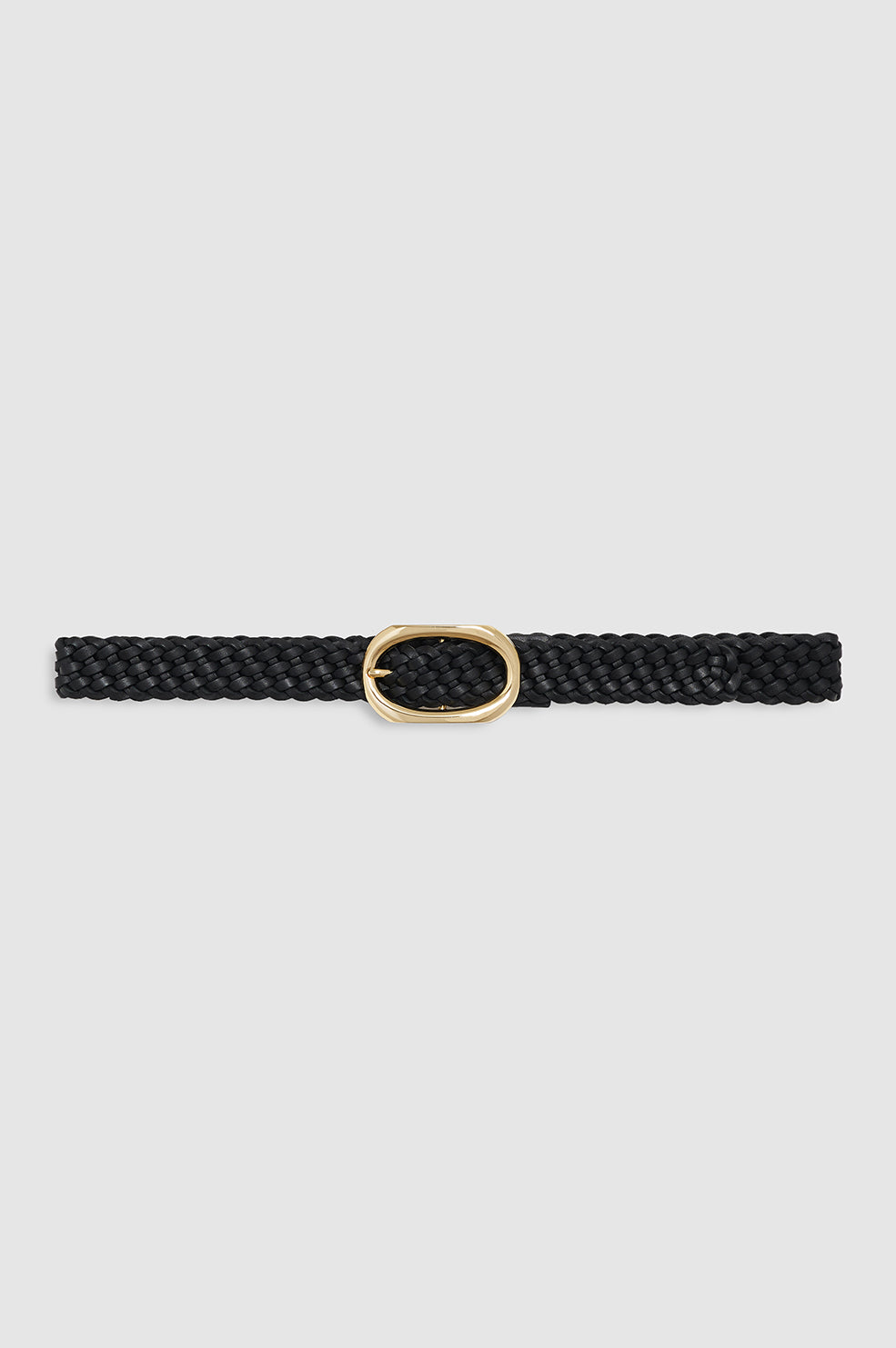 Signature Link Belt Braided - Black View 1