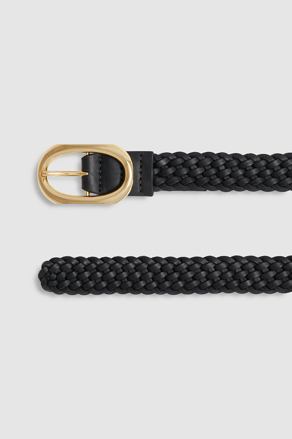 Signature Link Belt Braided - Black View 5