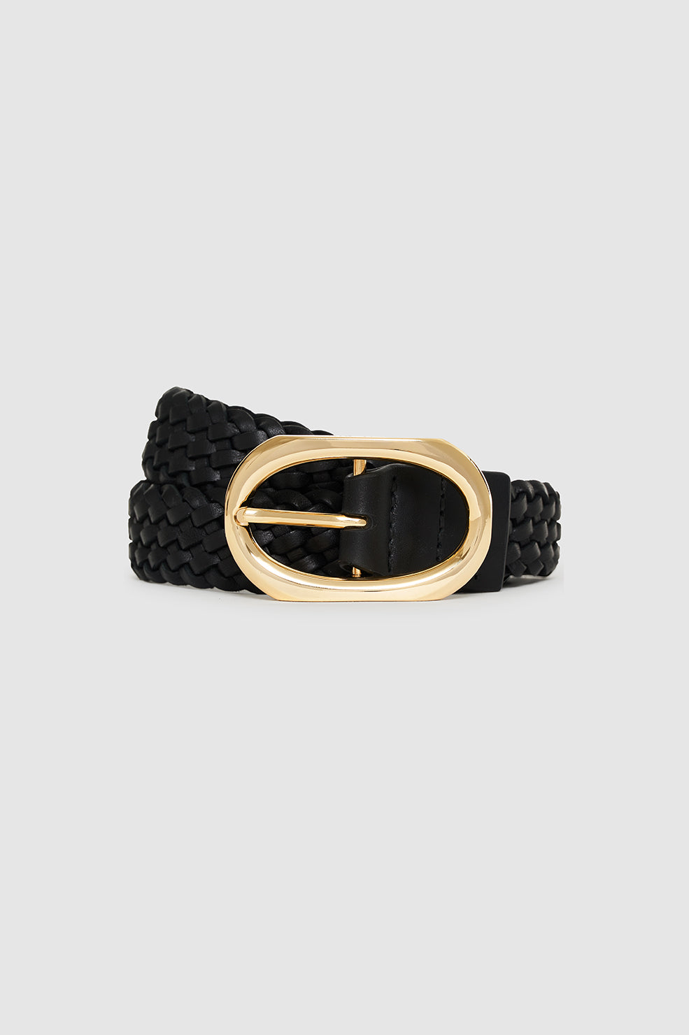 Signature Link Belt Braided - Black View 3