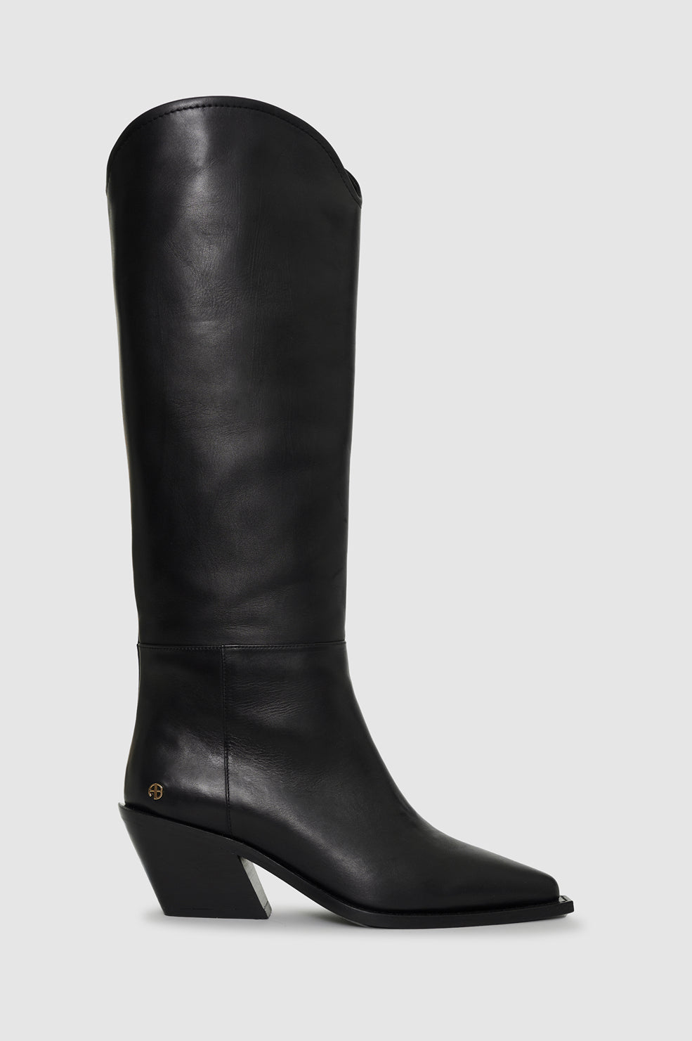 Tall Tania Soft Boots Smooth Leather - Black View 1