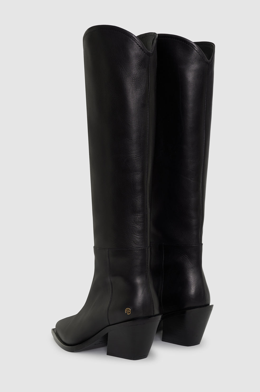 Tall Tania Soft Boots Smooth Leather - Black View 4