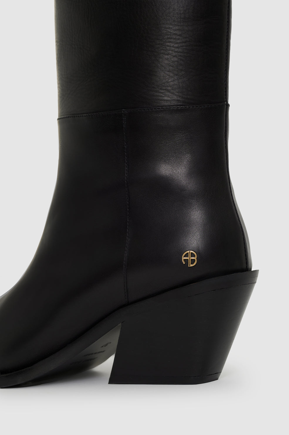 Tall Tania Soft Boots Smooth Leather - Black View 5
