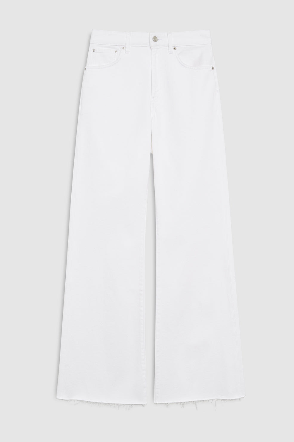 |ANINE BING Wyatt Jean - White - front view