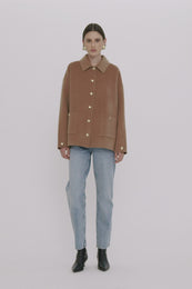 ANINE BING Luca Jacket - Camel Cashmere Blend