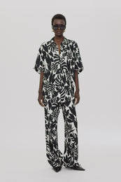 ANINE BING Elain Pant - Black Bird Of Paradise - On Model Video