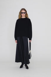 ANINE BING Christina Skirt - Black - on model video