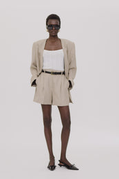 ANINE BING Trent Short - Fawn - On Model Video 