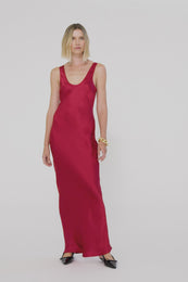 ANINE BING Alison Dress - Scarlet Red