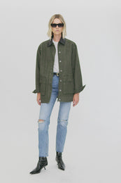 ANINE BING Sean Jacket - Army Green - On Model Video 
