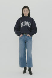 ANINE BING Bradie Sweatshirt Bing - Navy