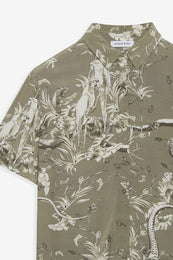 ANINE BING Bruni Shirt - Tropical Print