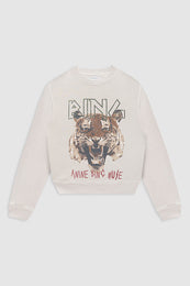 ANINE BING Tiger Sweatshirt - Stone
