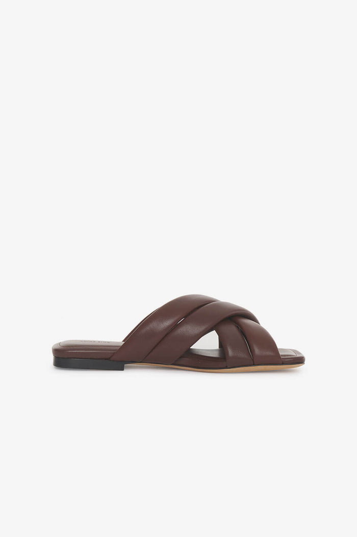 ANINE BING Eve Sandals - Chocolate Brown