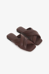 ANINE BING Eve Sandals - Chocolate Brown