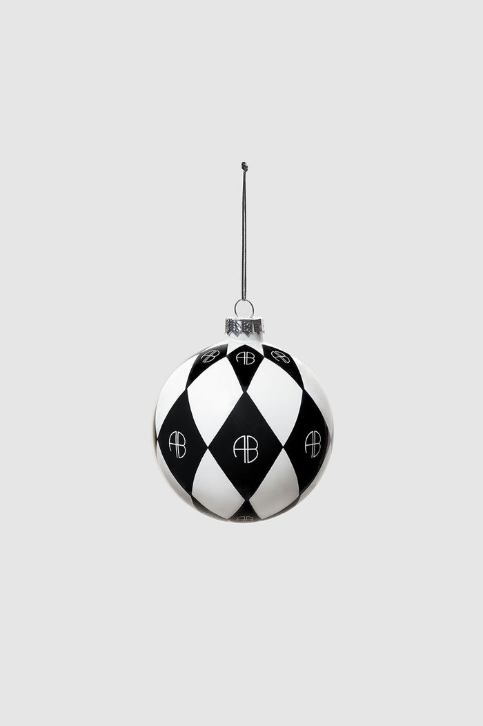 AB Ornament - Black And White