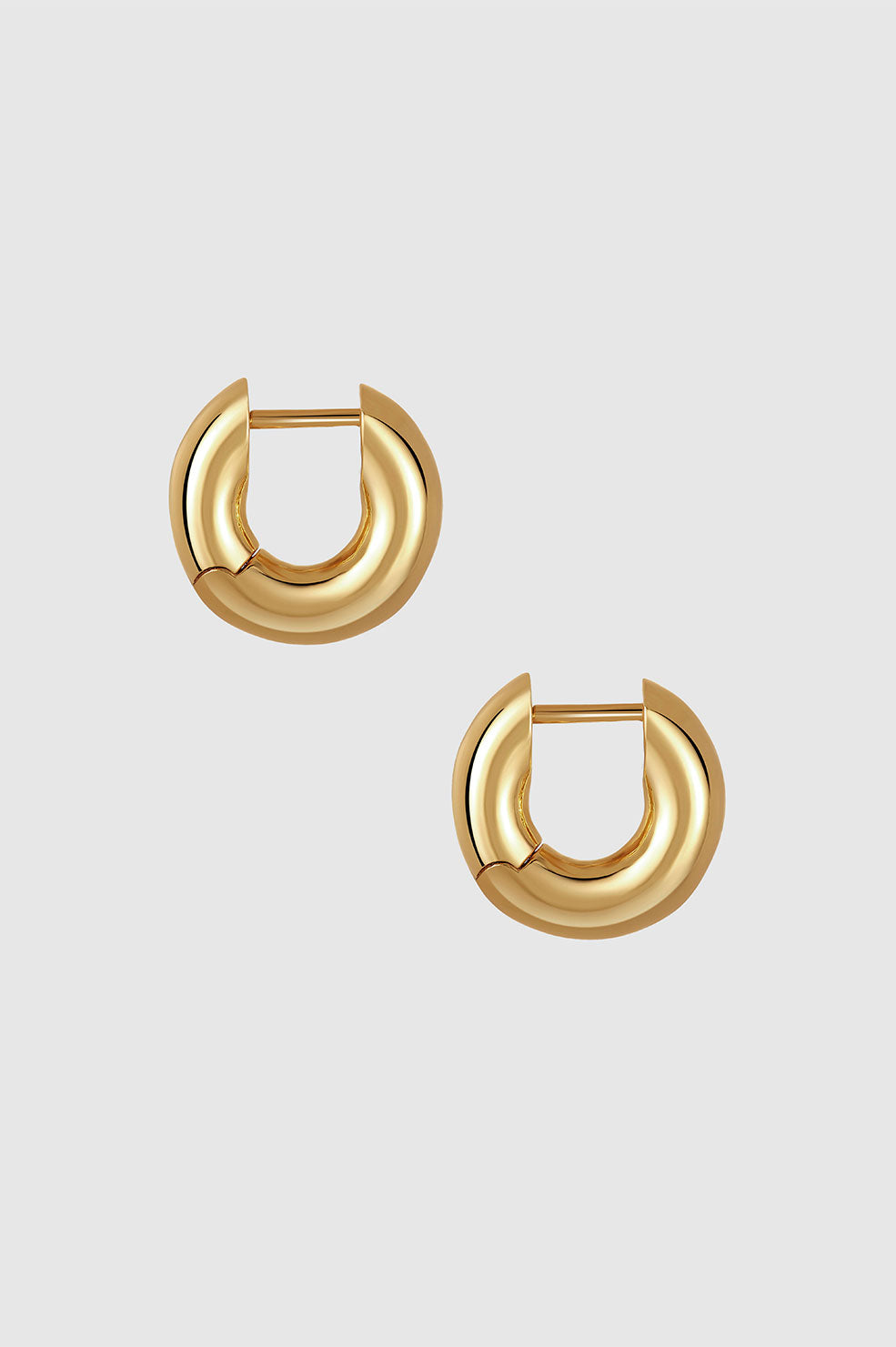 AB X MVB Rope Link Earrings - Gold
