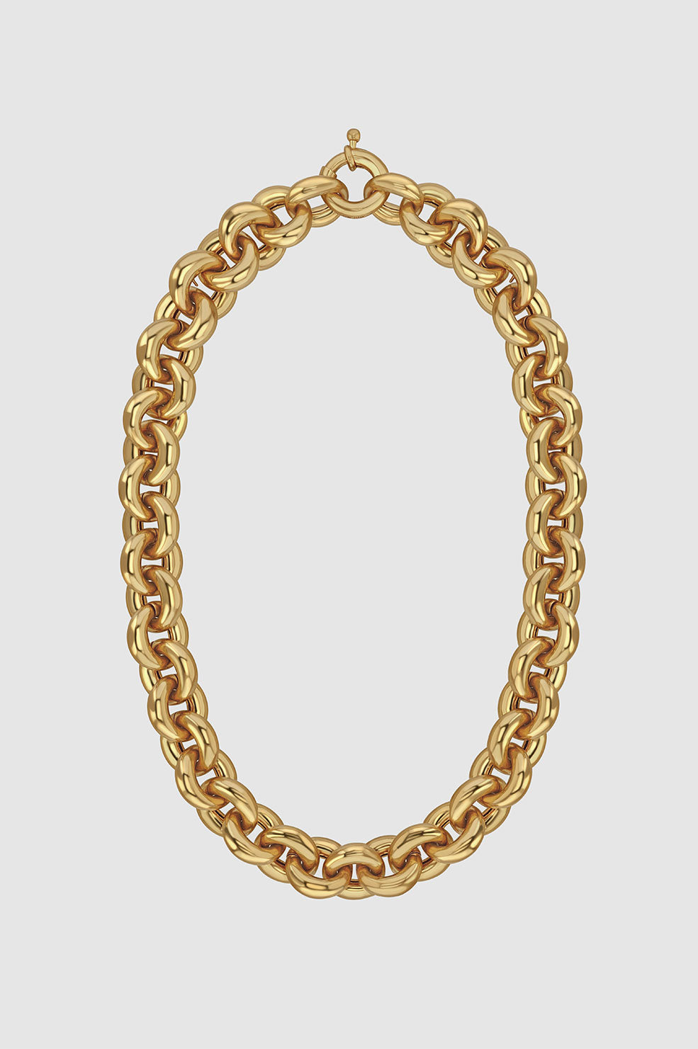 AB X MVB Rope Link Necklace - Gold