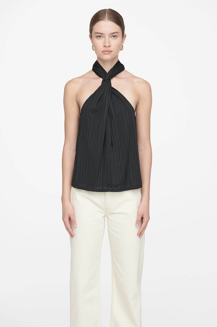 ANINE BING Agnes Top - Black