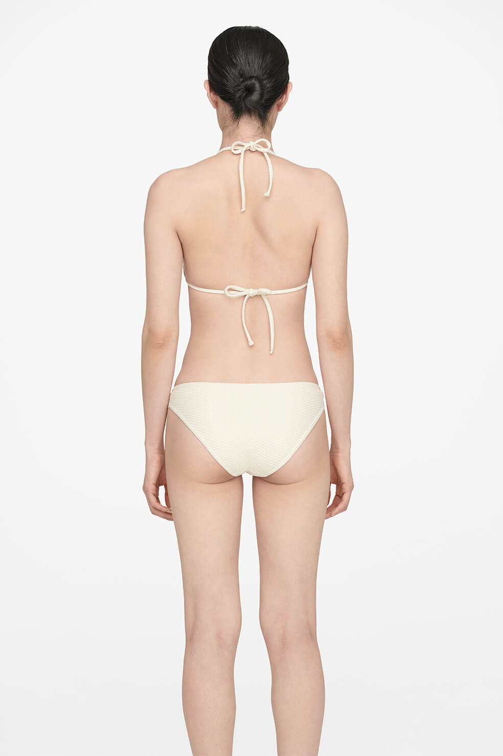 ANINE BING Amara Bikini Top - Cream