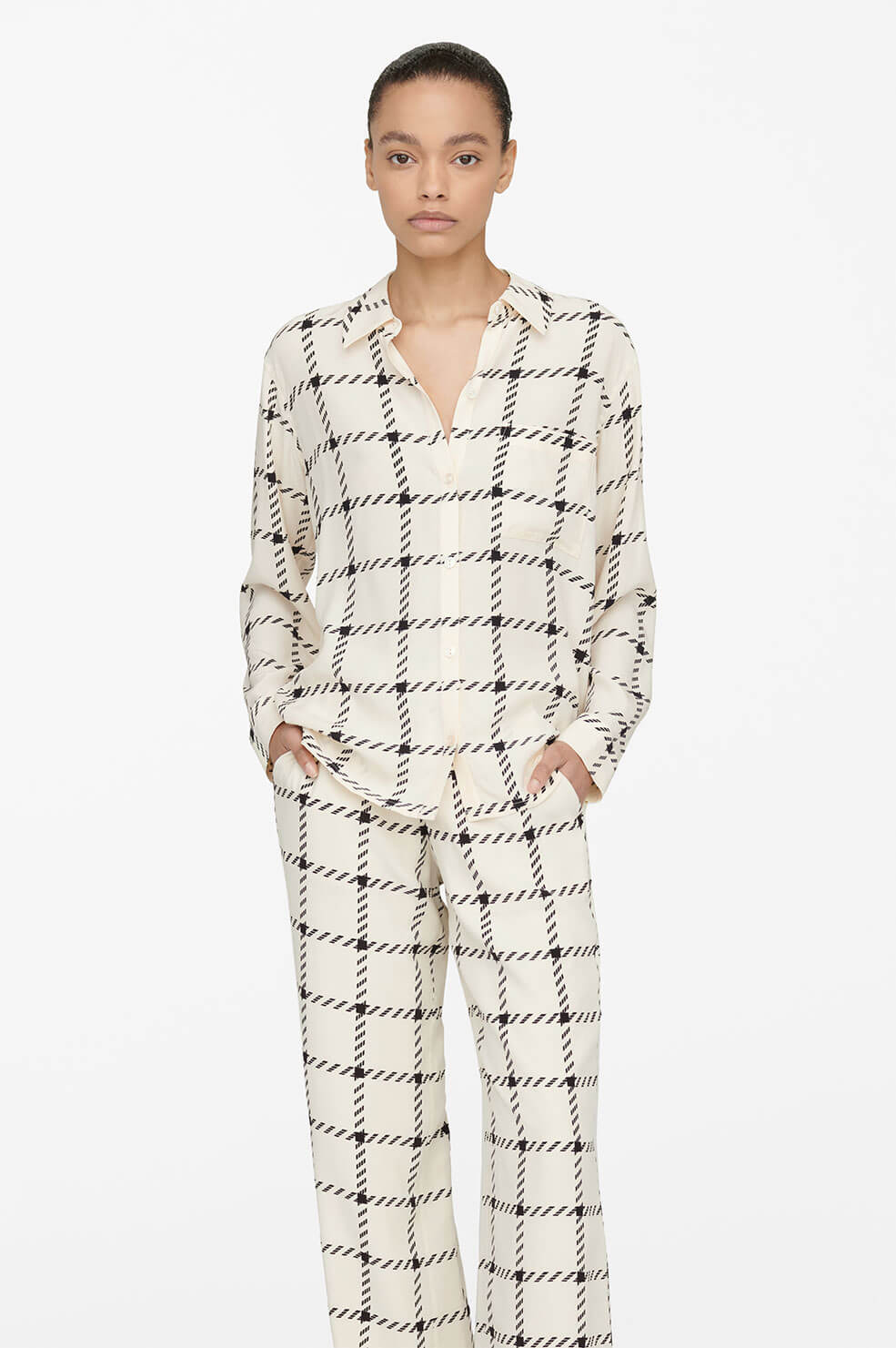 Aspen Shirt - Cream Check