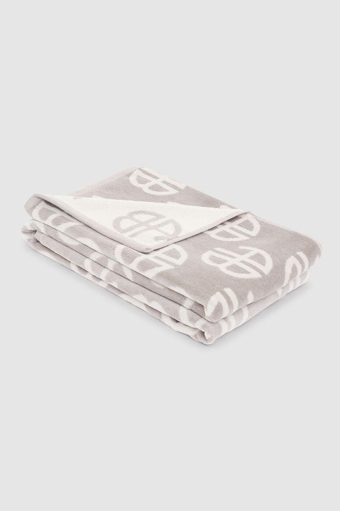ANINE BING Bahia Towel - Lavender Monogram Print