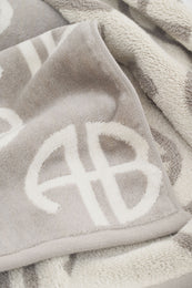 ANINE BING Bahia Towel - Lavender Monogram Print