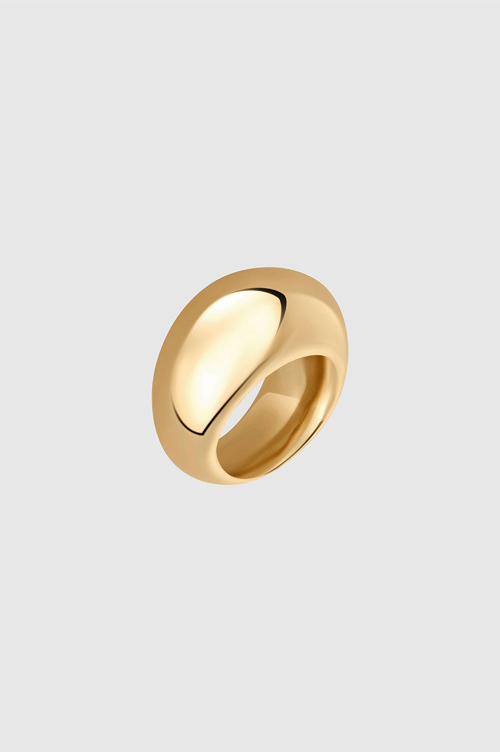 Bold Dome Ring - Gold View 1