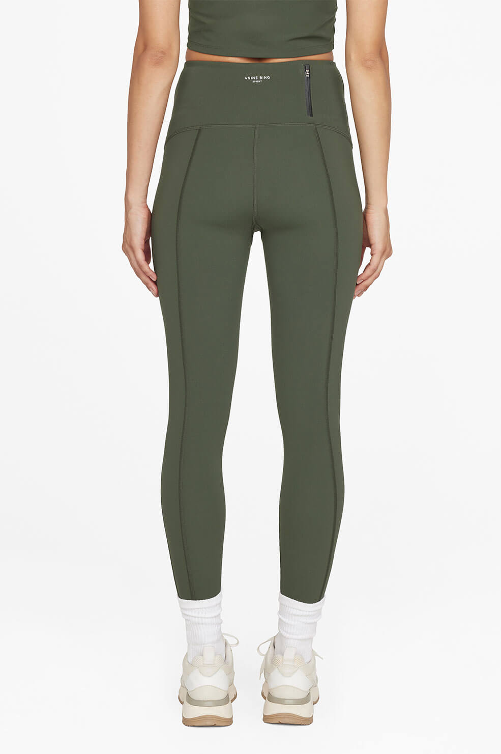 ANINE BING Bran Legging - Dark Olive