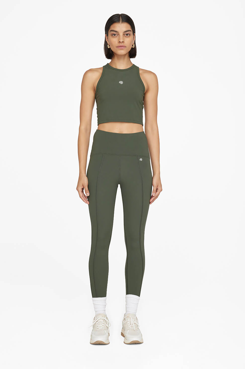 ANINE BING Bran Legging - Dark Olive