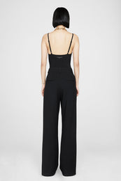 ANINE BING Carrie Pant - Black Twill
