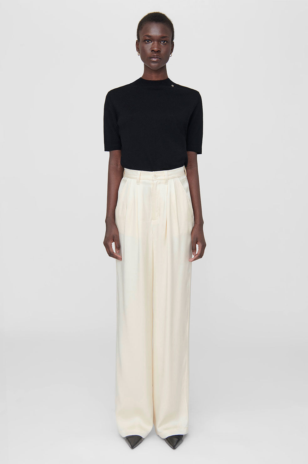 ANINE BING Carrie Pant - Oyster