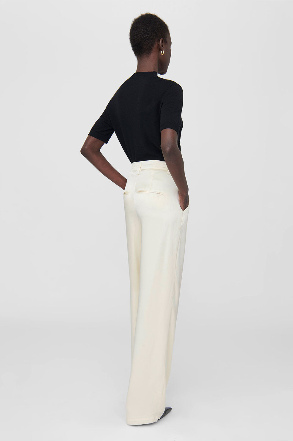 ANINE BING Carrie Pant - Oyster