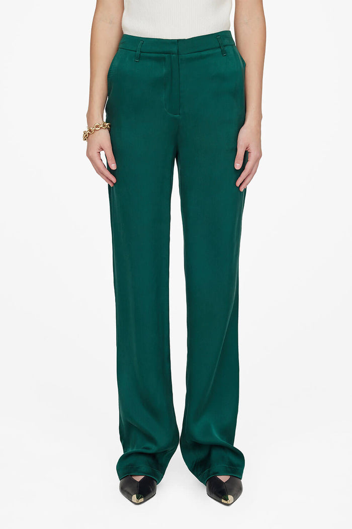 ANINE BING Classic Pant - Emerald Green