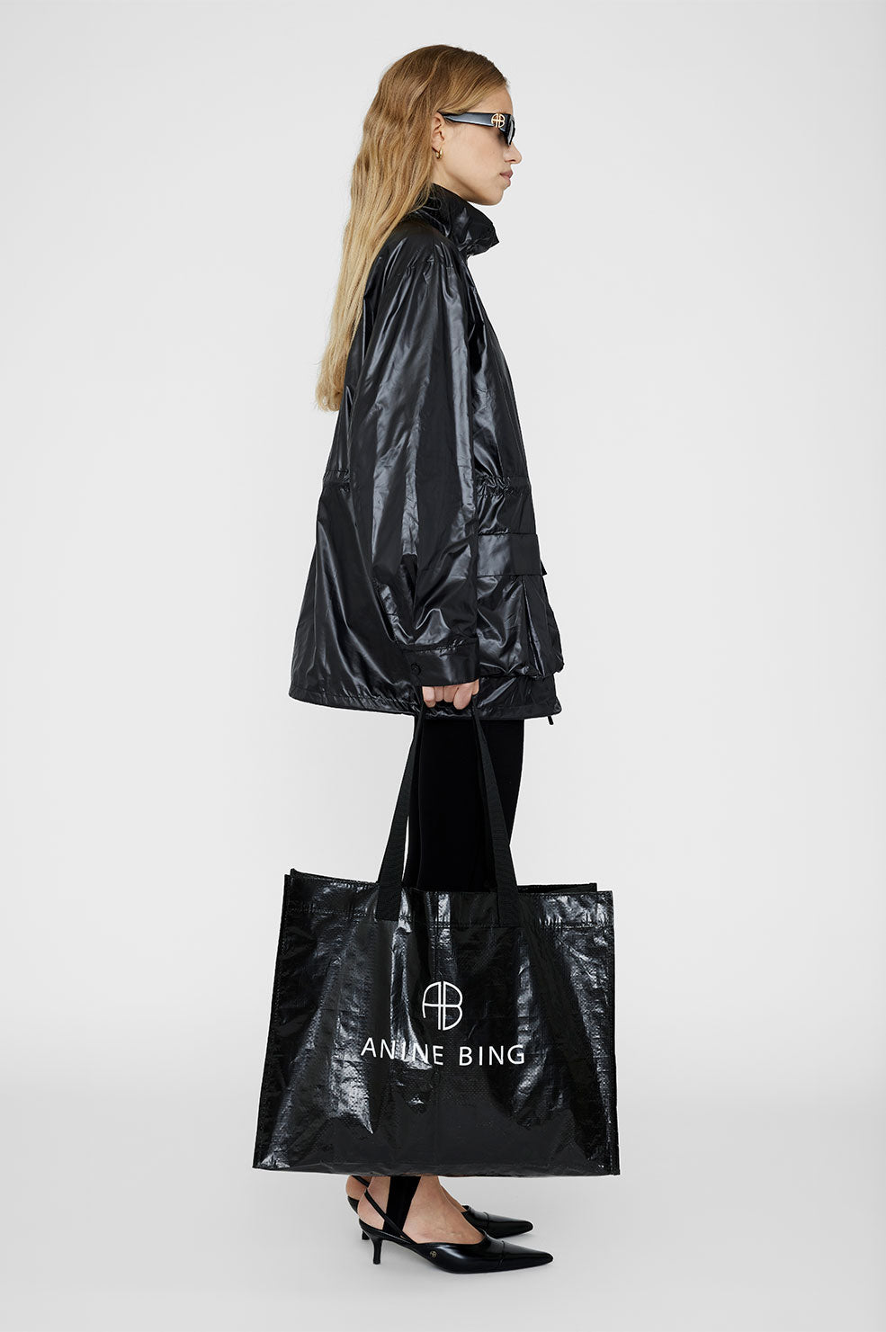 Dawson Sport Tote - Black Shine View 6