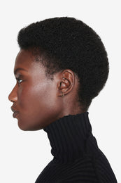 ANINE BING Delicate Spiral Hoop Earring - Gold