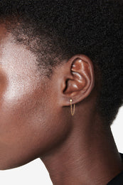 ANINE BING Diamond Chain Earring - Gold