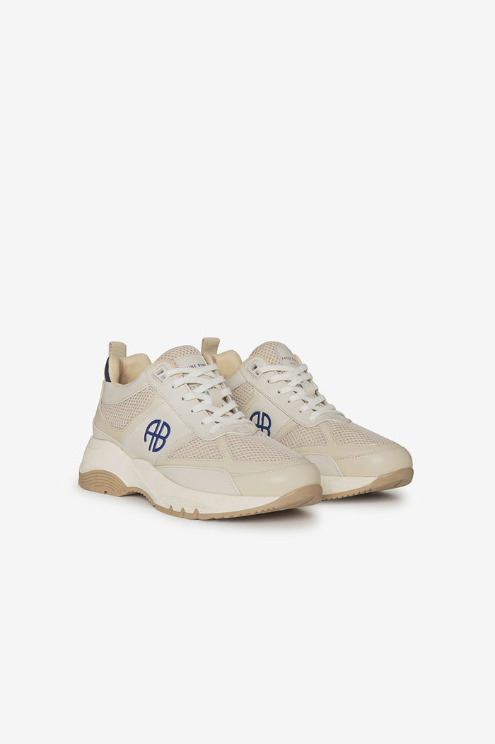 ANINE BING Dina Sneakers - Cream And Pacific Blue