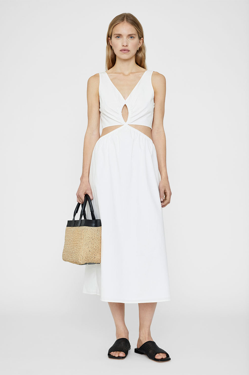 Dione Dress - White View 1
