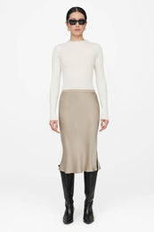 ANINE BING Erin Skirt - Beige