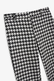 ANINE BING Jocelyn Trouser - Black And White Houndstooth