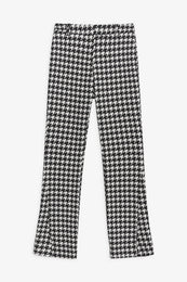 ANINE BING Jocelyn Trouser - Black And White Houndstooth