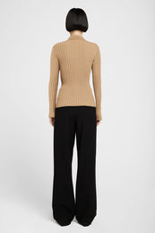 ANINE BING Joslyn Cardigan - Camel