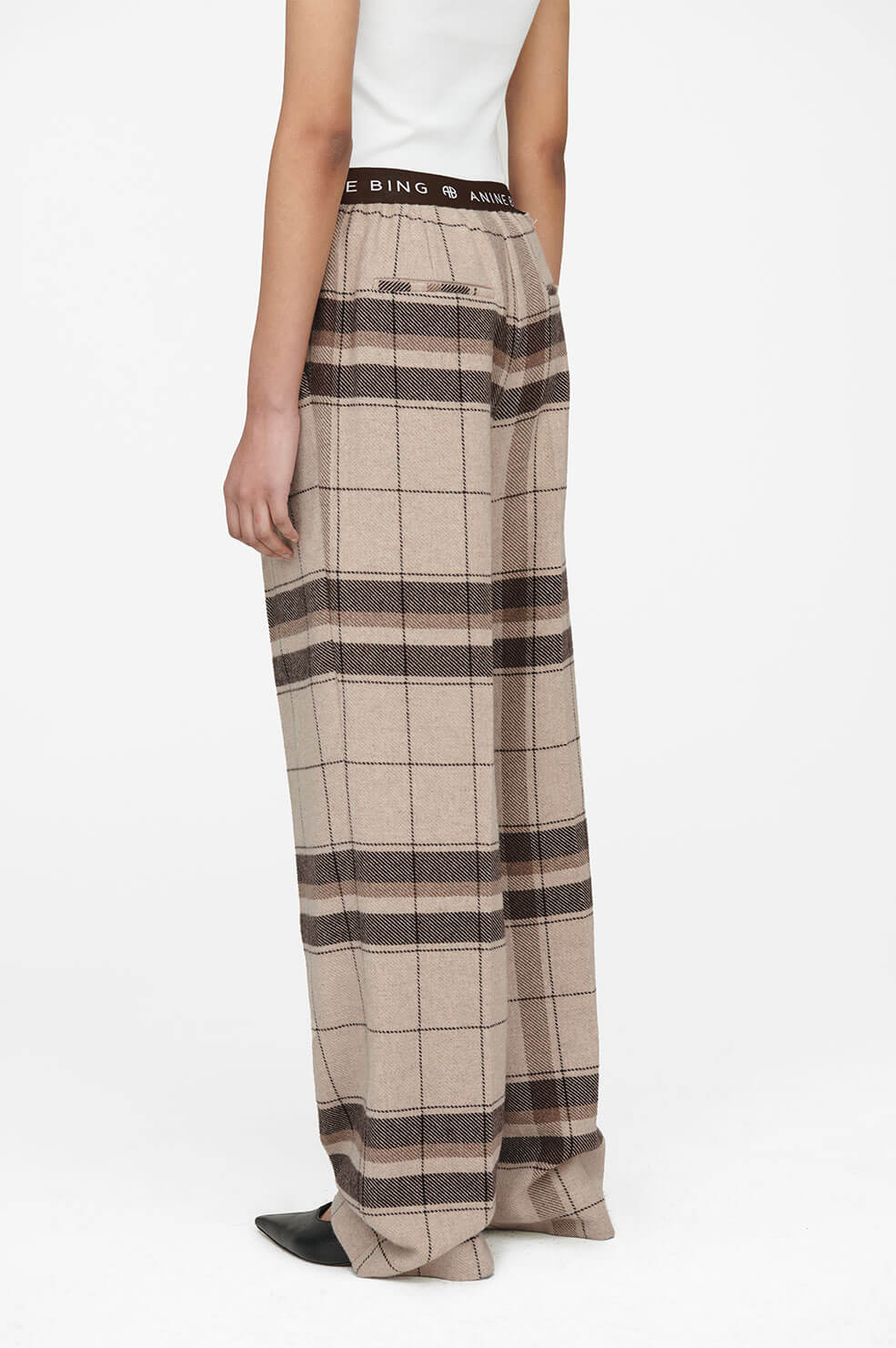 Karina Pant - Khaki Plaid