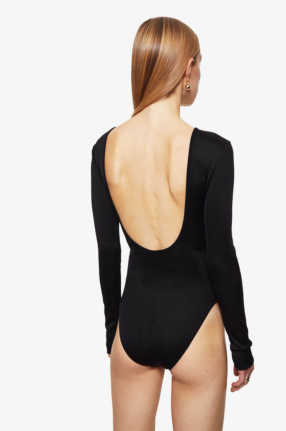 ANINE BING Lane Bodysuit - Black