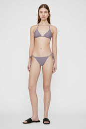 ANINE BING Leno Bikini Bottom - Violet