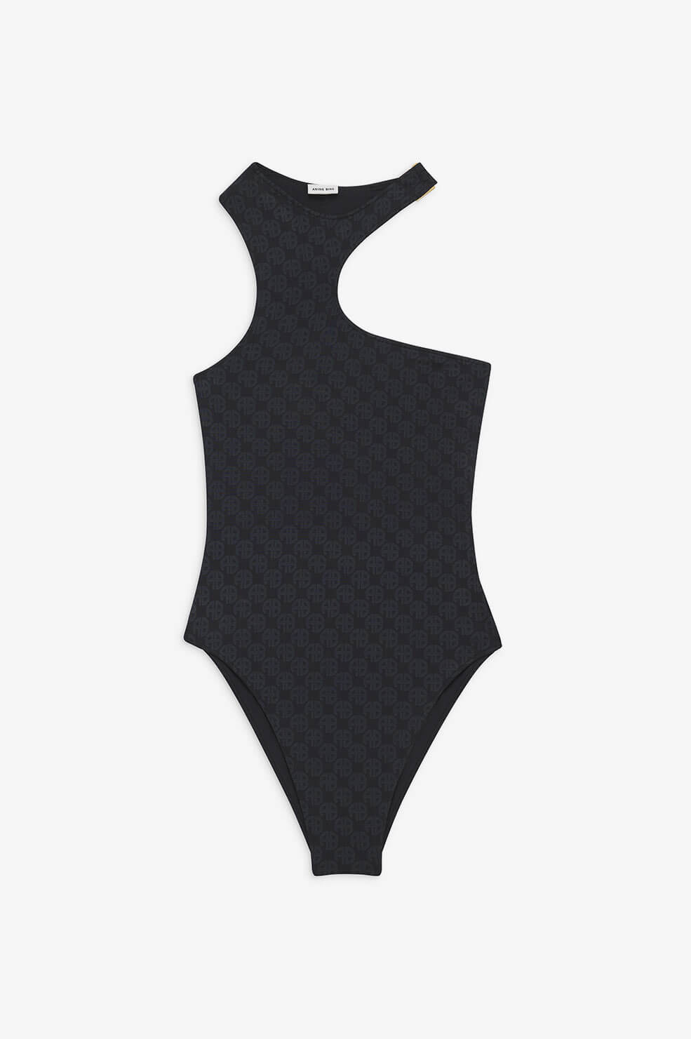 Lesly One Piece - Black Monogram Print