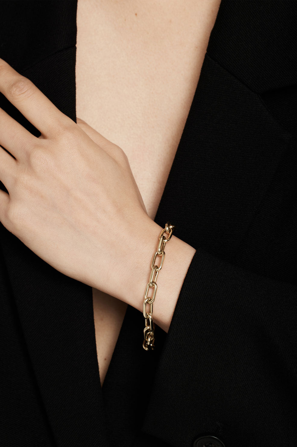 Link Bracelet - 14k Gold View 2