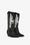 ANINE BING Mid Calf Tania Boots - Black And White