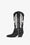 ANINE BING Mid Calf Tania Boots - Black And White