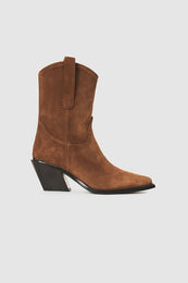 ANINE BING Mid Tania Boots - Toffee Suede